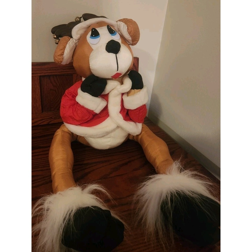Vintage 1993 House Of Lloyd Shivers The Reindeer Nylon Draft Blocker Works‎
